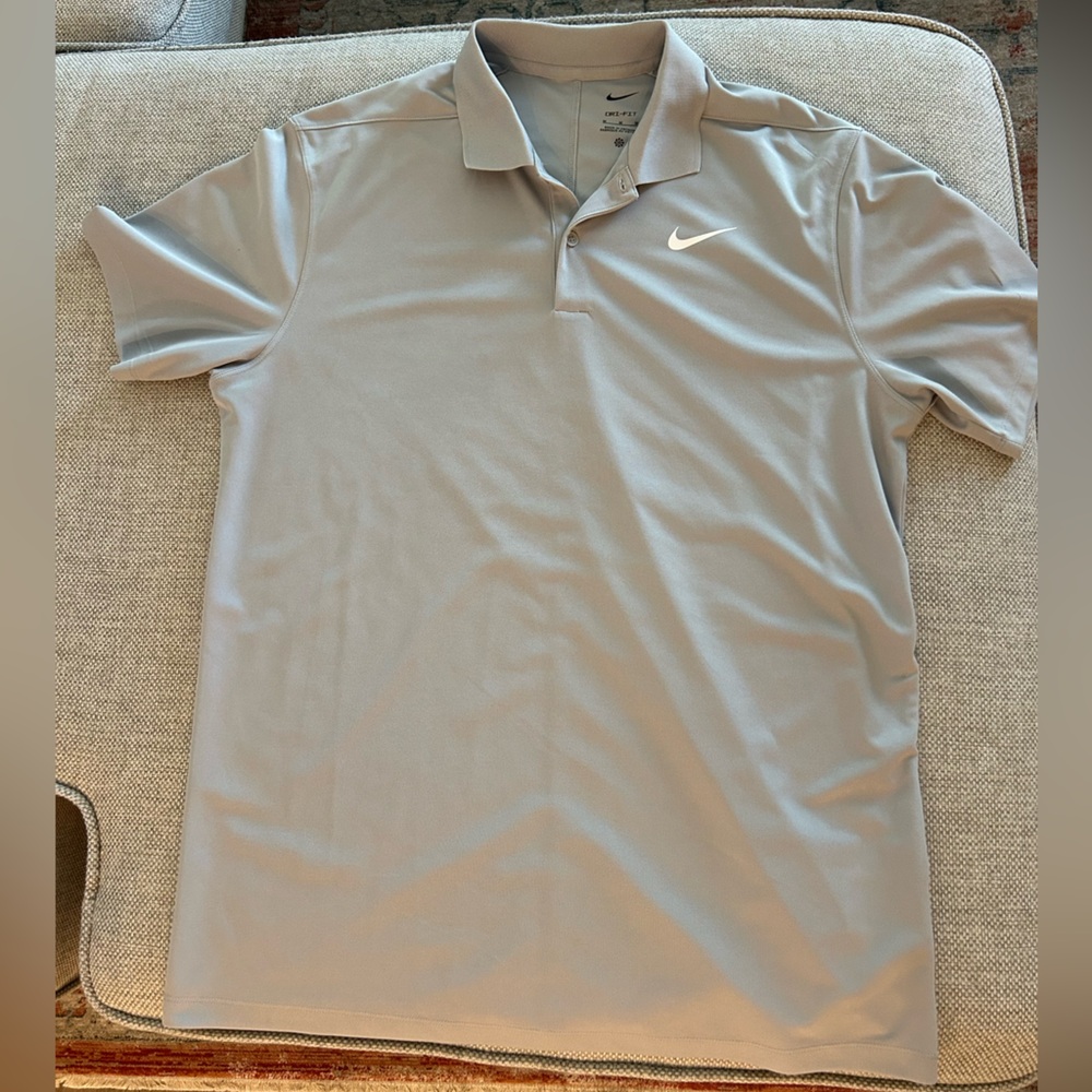Nike Gray Dri-FIT Polo Shirt